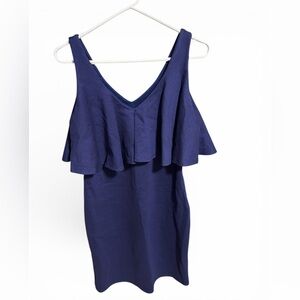 Gianni Bini Navy Blue Mini Dress